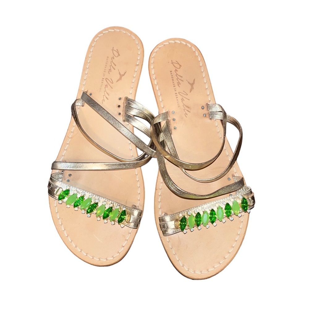 Handmade Luxury Crystal Sandals Size 8.5